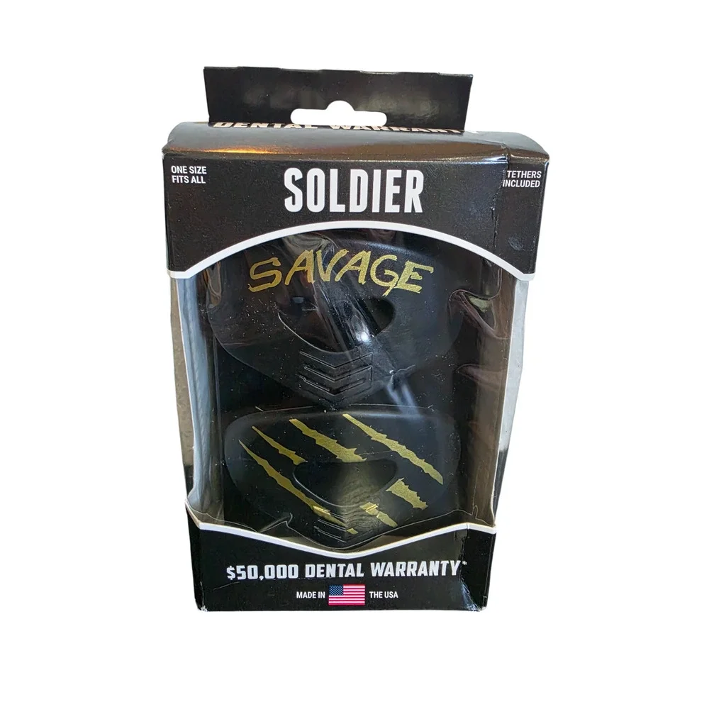 Soldier Sports Savage Elite Air Lip Protector Mouth Guard, 2 Pack